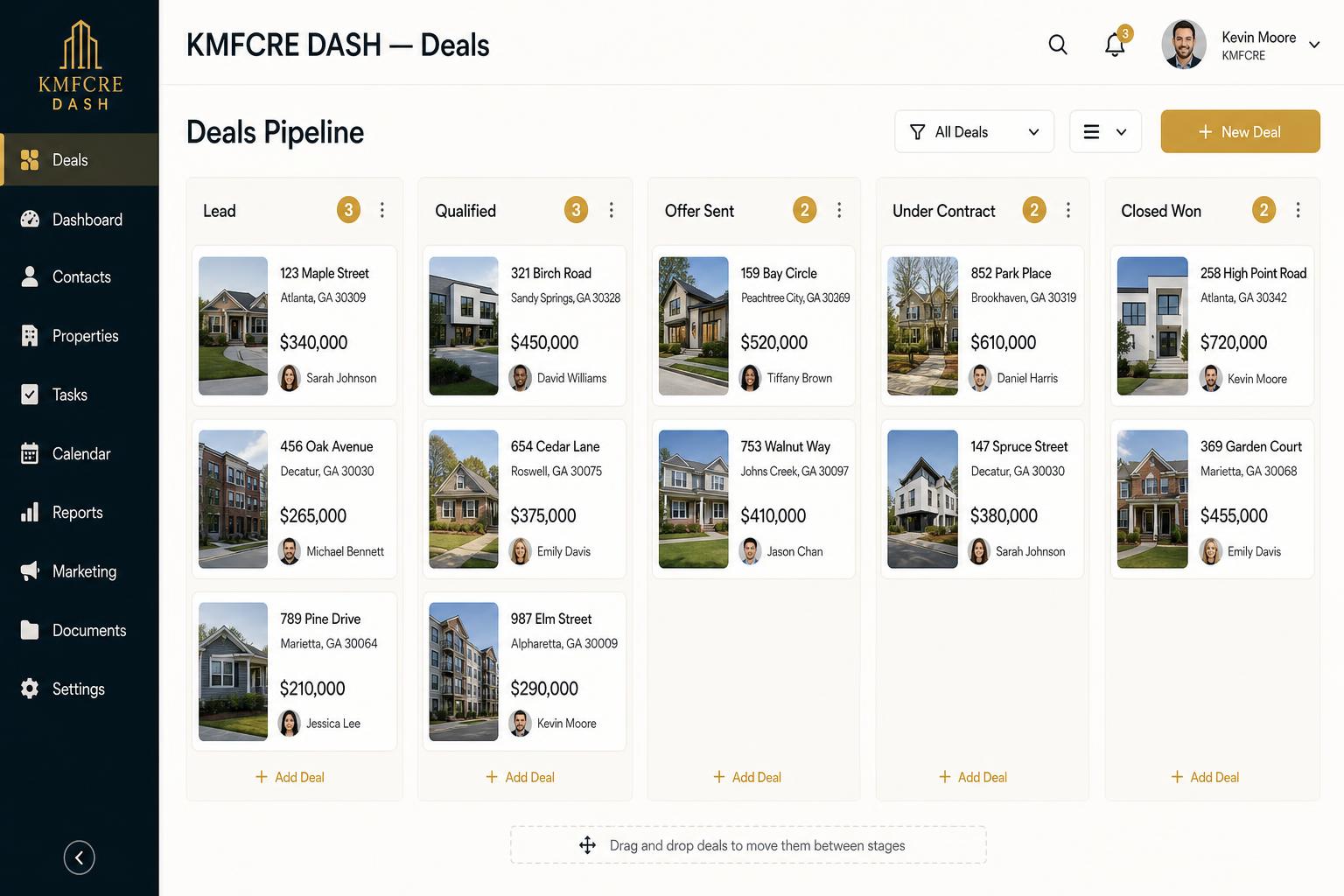 CRM — Deal pipeline